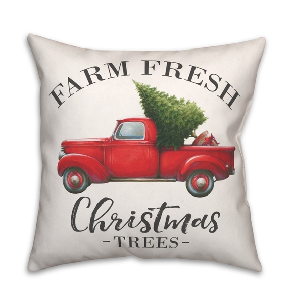 Other - Farm Fresh Christmas Trees 2pk Pillows Linen -NWT